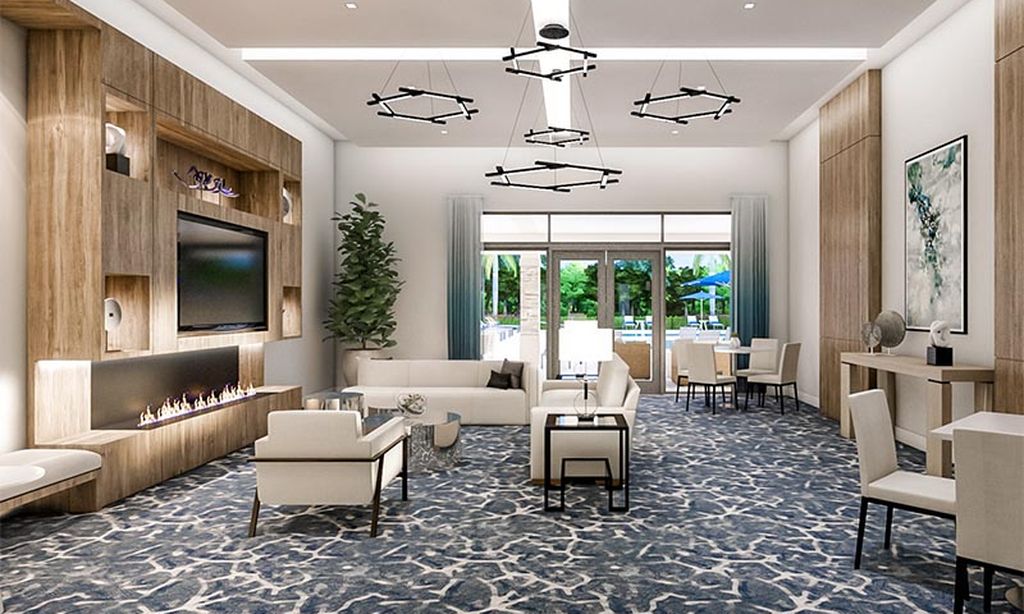 Lounge with Fireplace