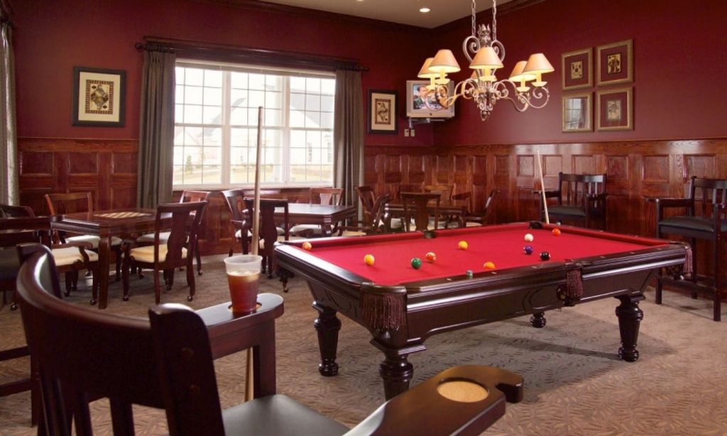 Card Room with Billiards