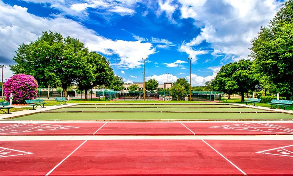6 Shuffleboard Courts & 4 Bocce Ball Courts