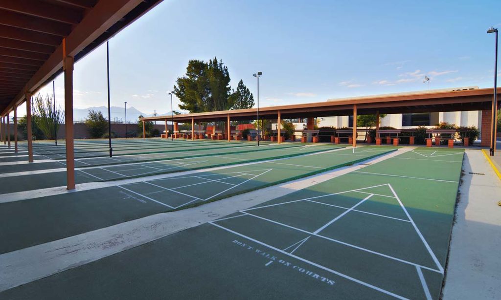 12 Shuffleboard Courts