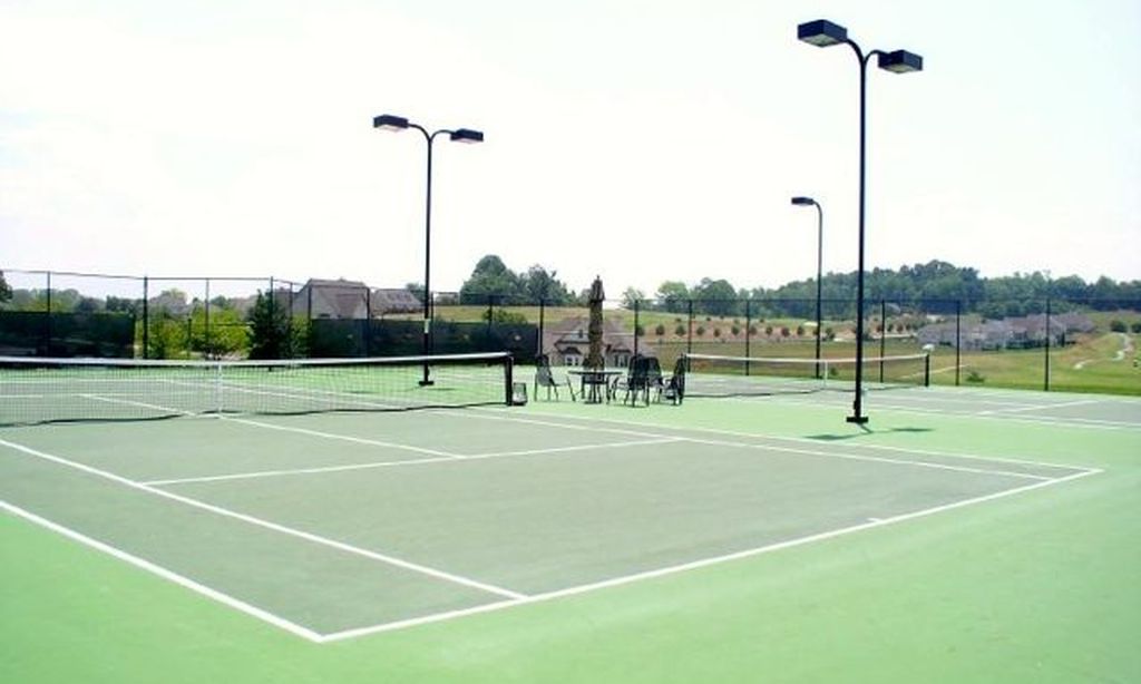 2 Lighted Tennis Courts
