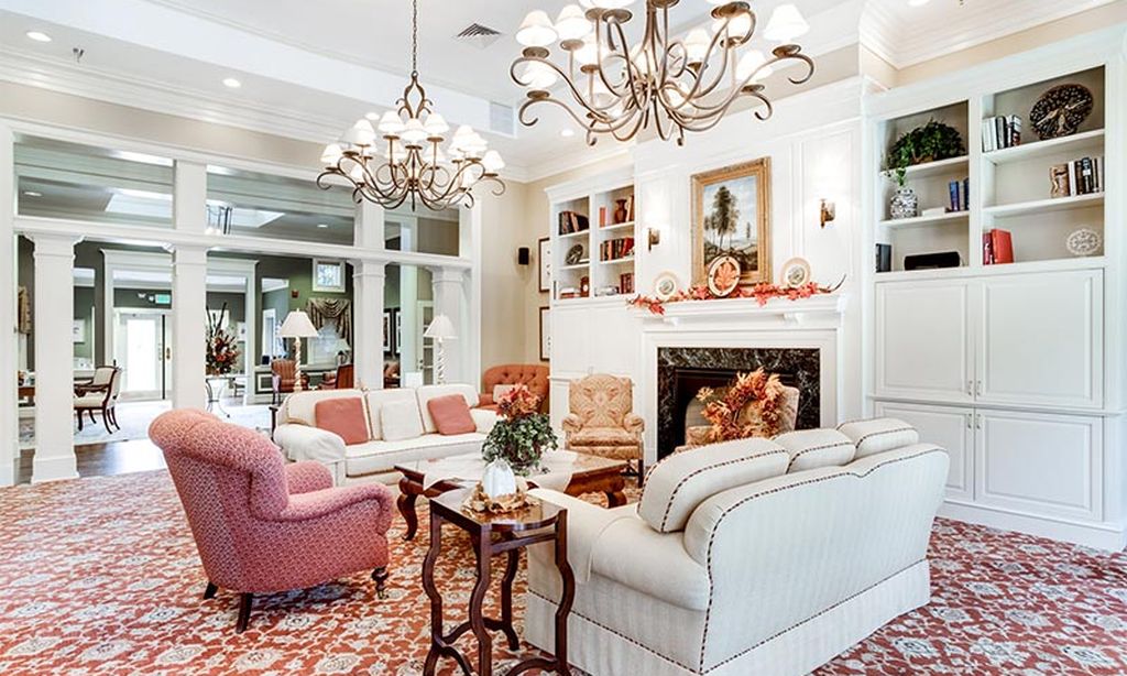 Clubhouse Lounge with Fireplace