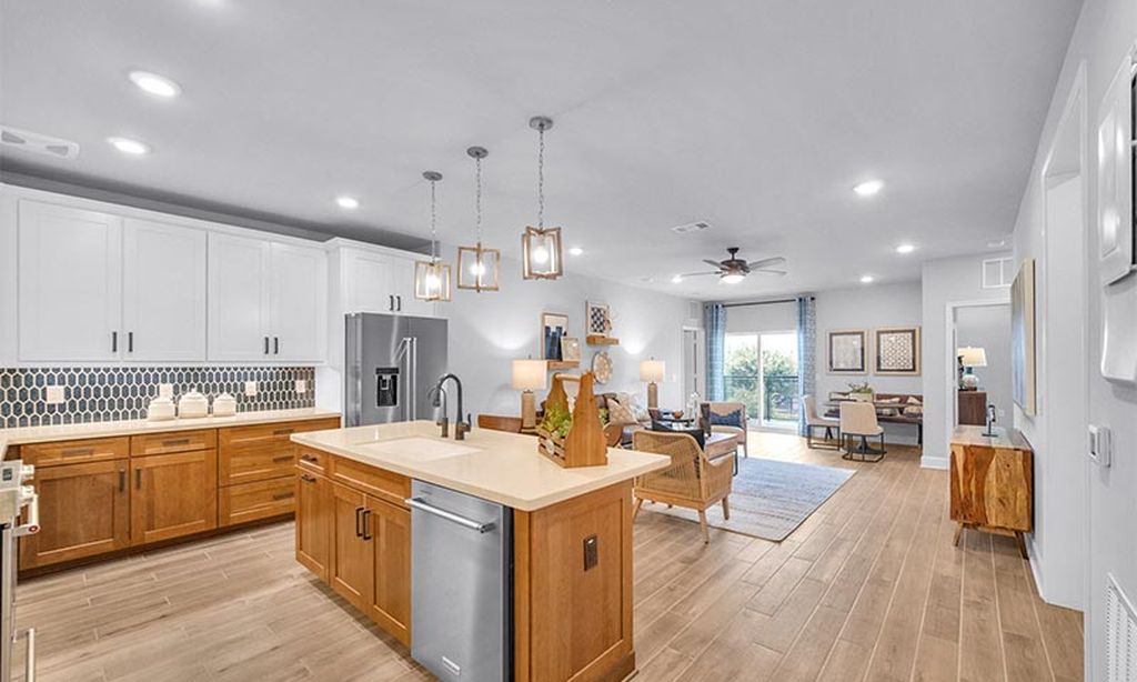 Model Kitchen & Living Room