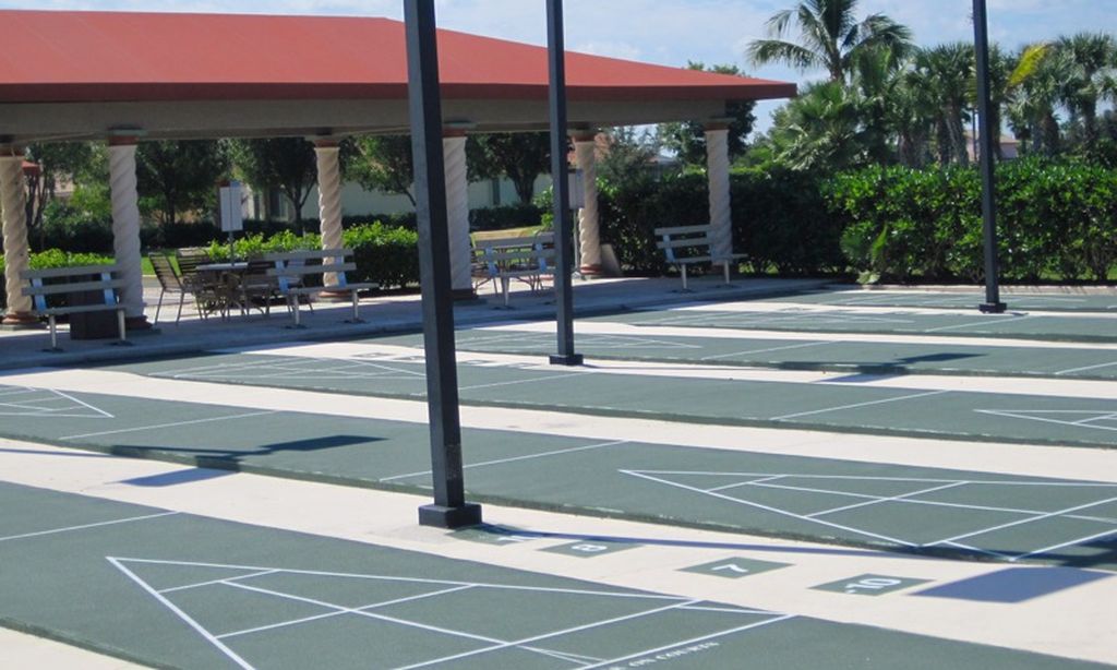 6 Shuffleboard Courts
