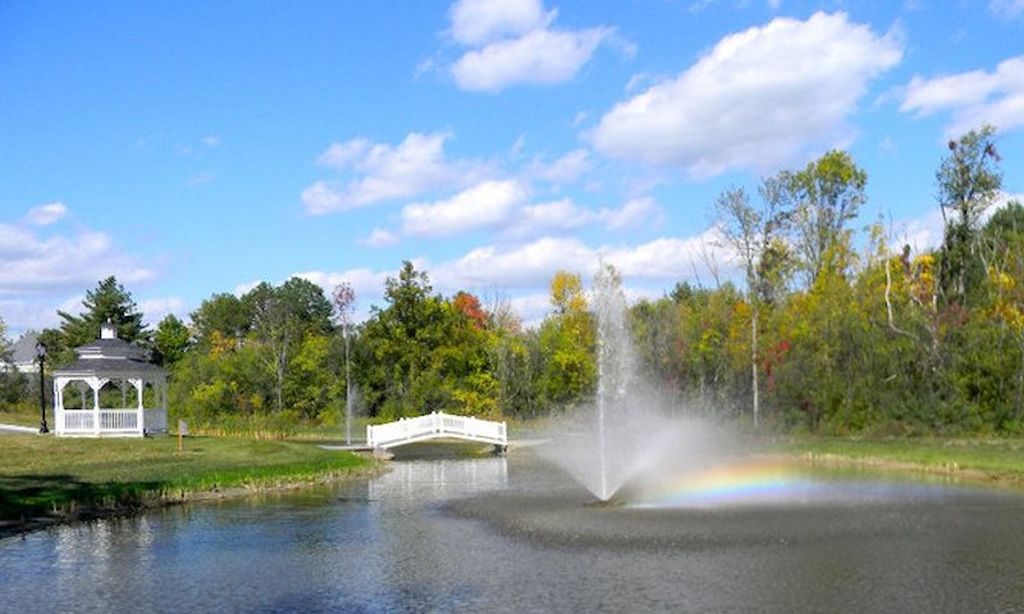 Scenic Pond and Gazebo