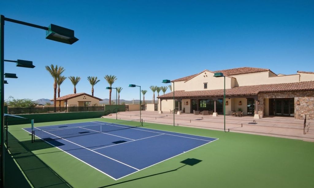 Lighted Tennis Courts
