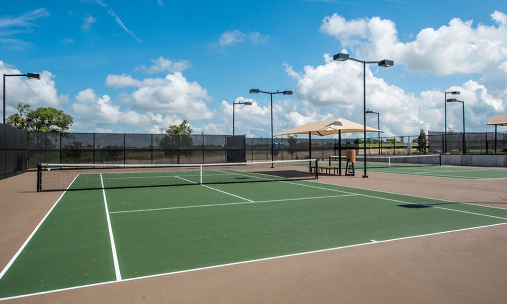 Two Tennis Courts