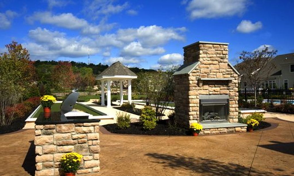 Outdoor Patio with Fireplace