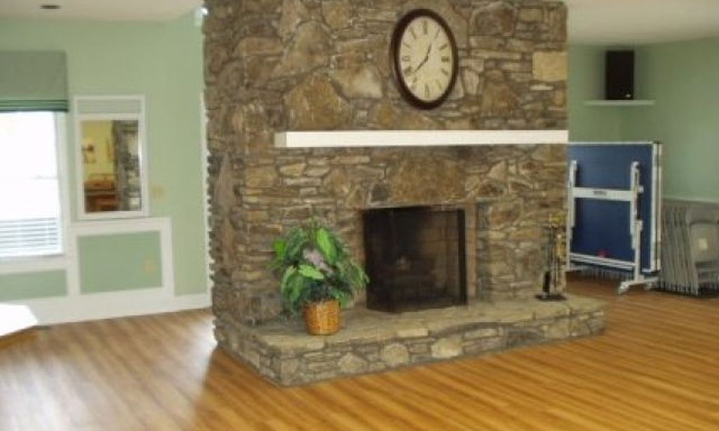 Stone Fireplace