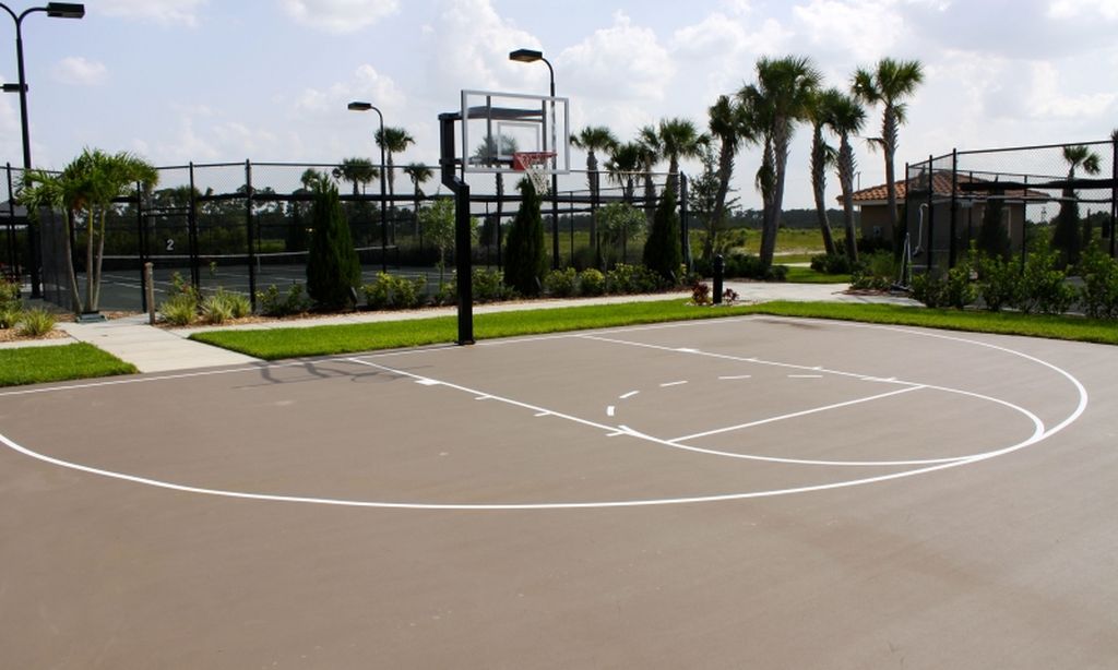 Half Basketball Court