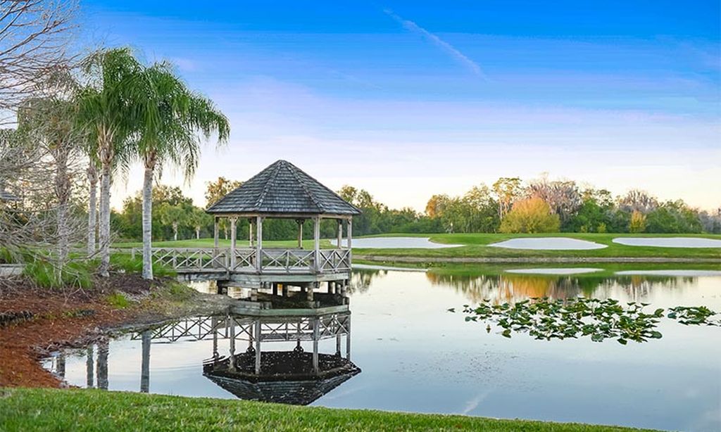 Scenic Ponds with Gazebos