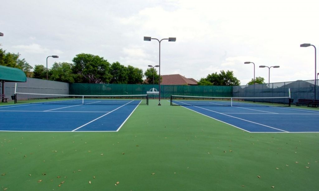 4 Lighted Tennis Courts