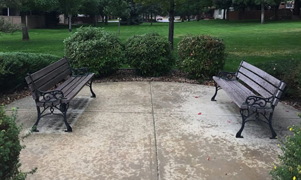 Sidewalks with Benches