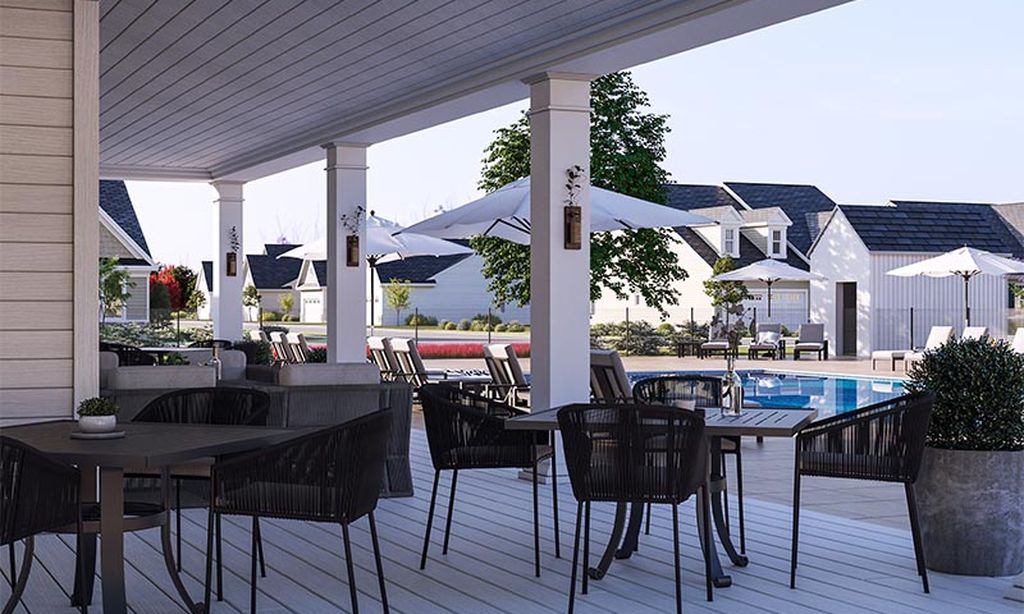 Outdoor Covered Patio Rendering