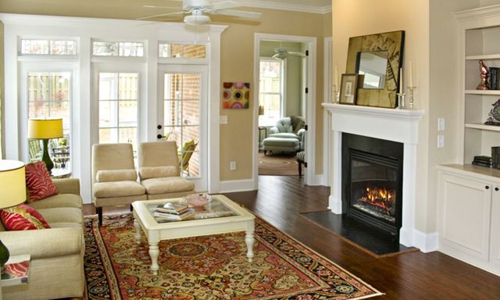 Living Room with Fireplace