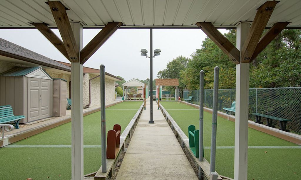 Three Bocce Ball Courts
