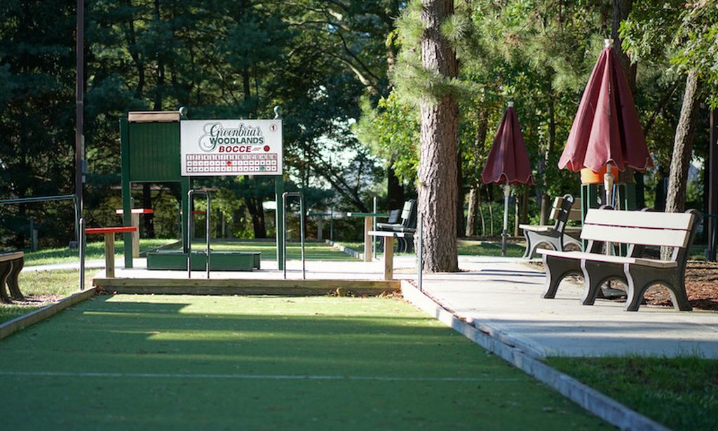 Three Bocce Ball Courts