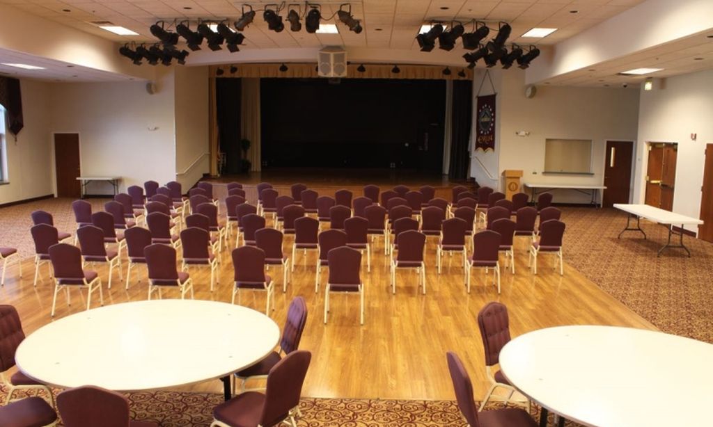 Grand Ballroom with Stage & Dance Floor