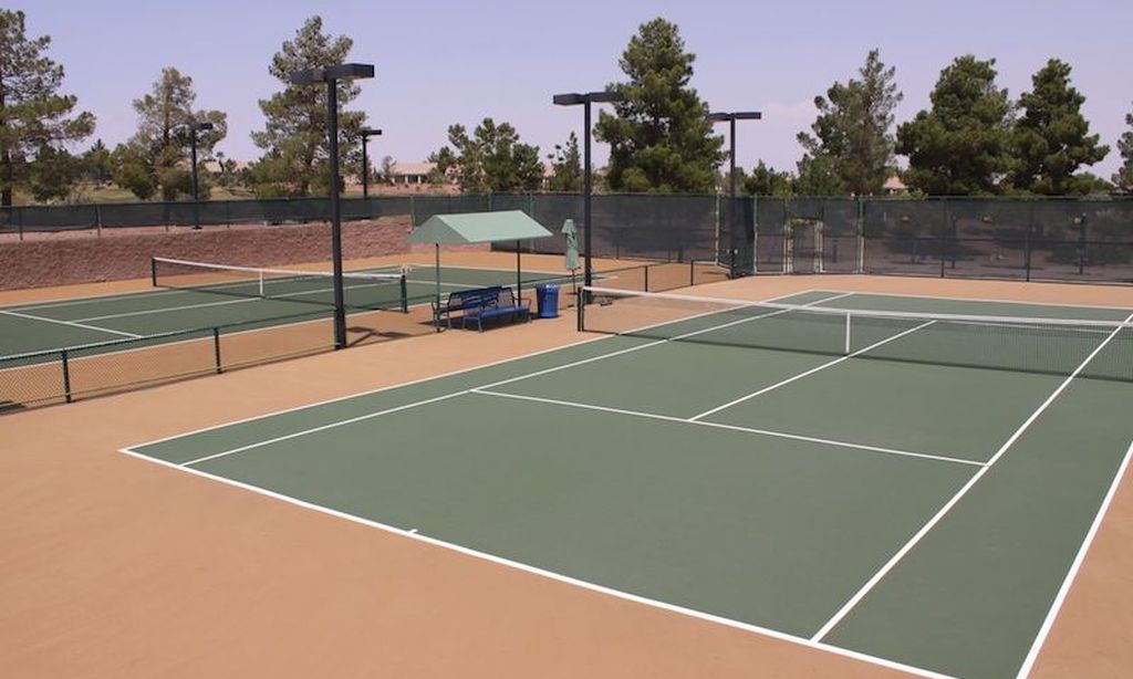 3 Lighted Tennis Courts