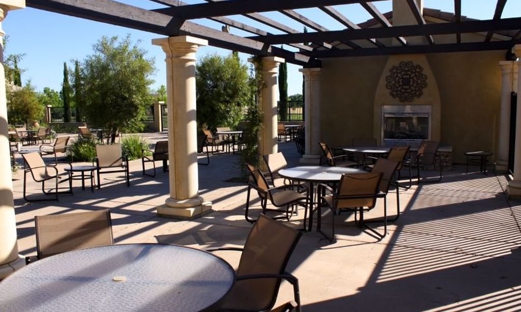 Outdoor Patio with Fireplace