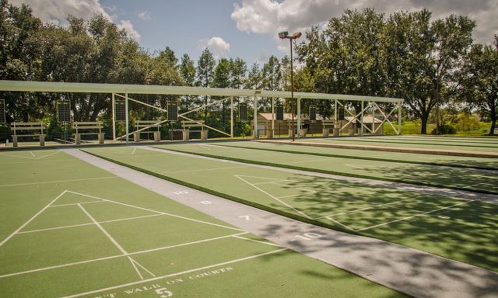 12 Shuffleboard Courts