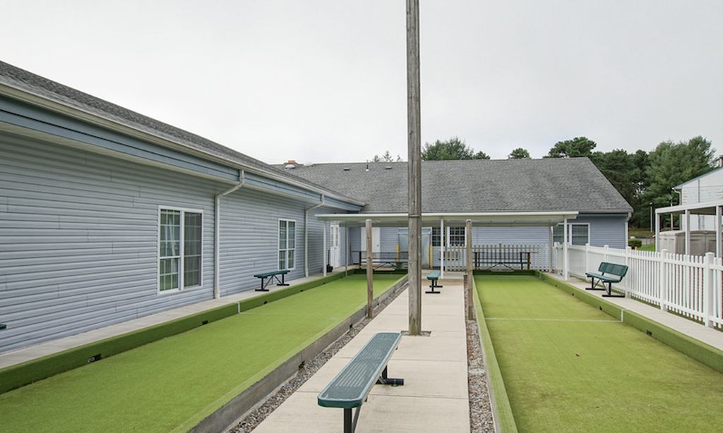 Two Bocce Ball Courts