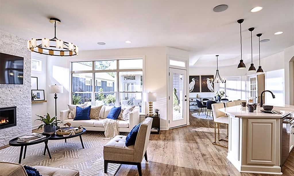 Model Kitchen & Living Room