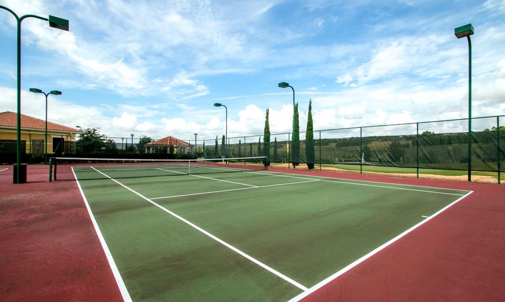 2 Lighted Tennis Courts