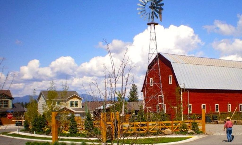 Preserved Barn & Windmill