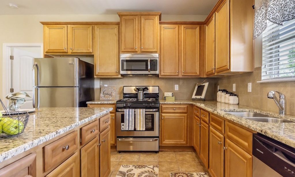 Granite Countertops and Stainless Steel Appliances