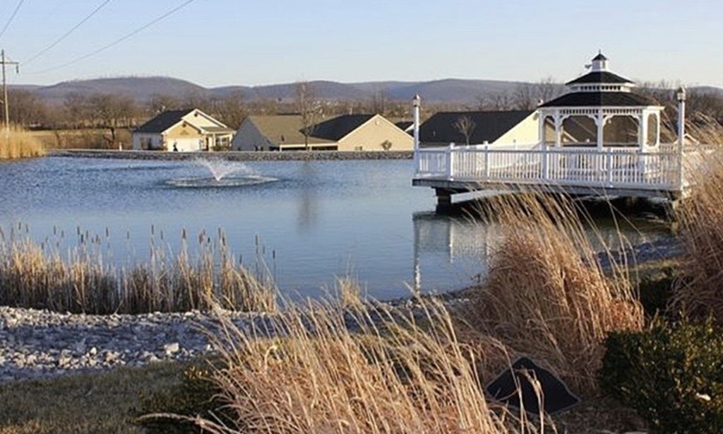Gazebo and Fishing Lake