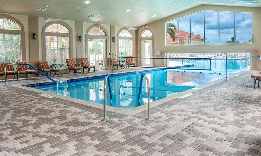 Indoor Pool with Access to Outdoor Pool