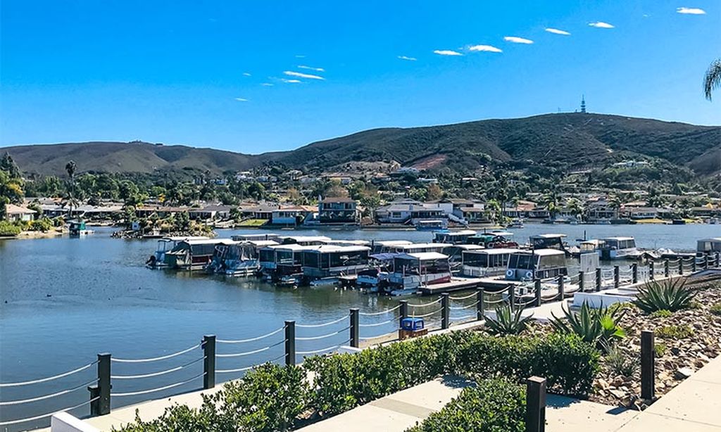 Docks on Lake San Marcos