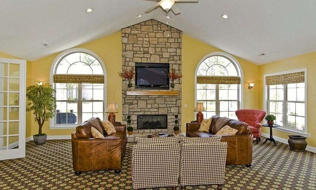 Inviting Fireplace Lounge