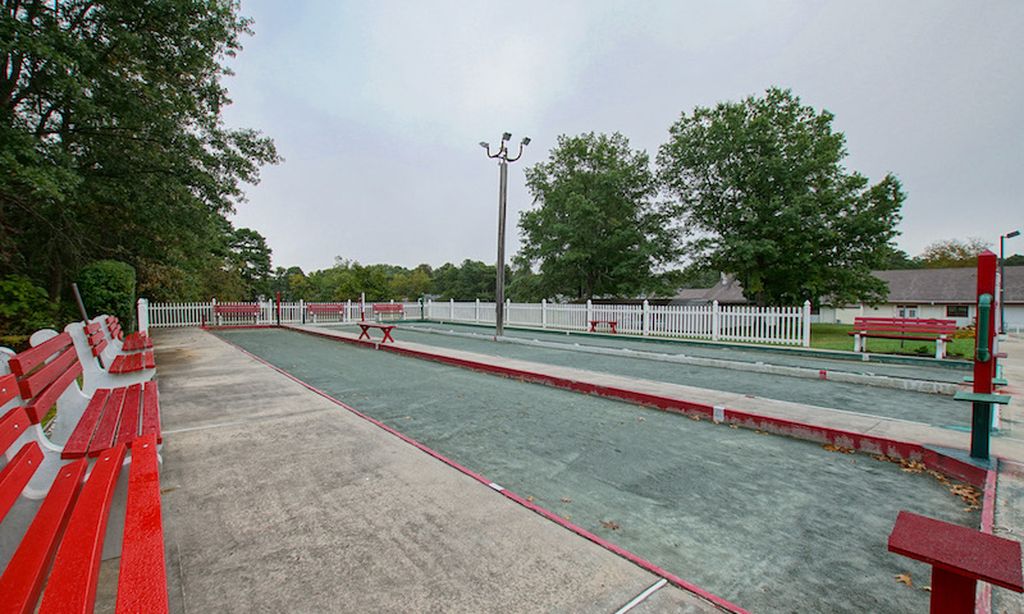 Three Bocce Ball Courts