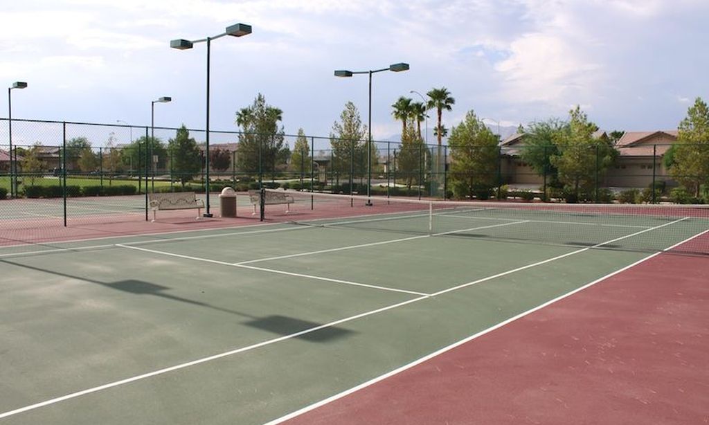 2 Lighted Tennis Courts