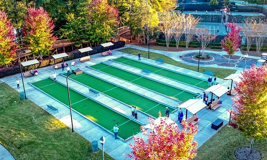 10 Lighted Bocce Ball Courts