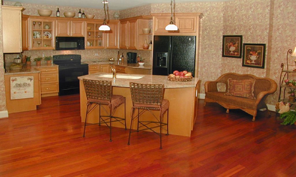 Kitchens with Wood Flooring