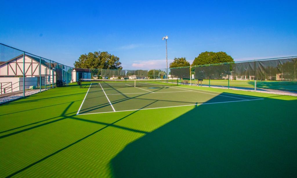 Lighted Tennis Court