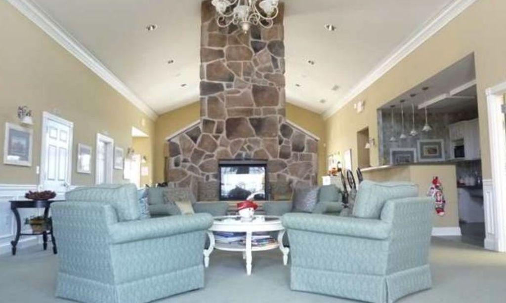 Entrance Lobby with Fireplace