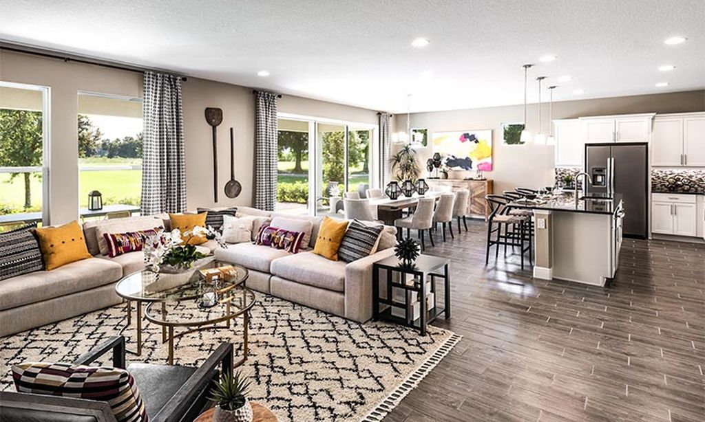 Model Living & Dining Area