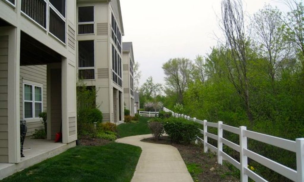 Lushly Landscaped Walking Path
