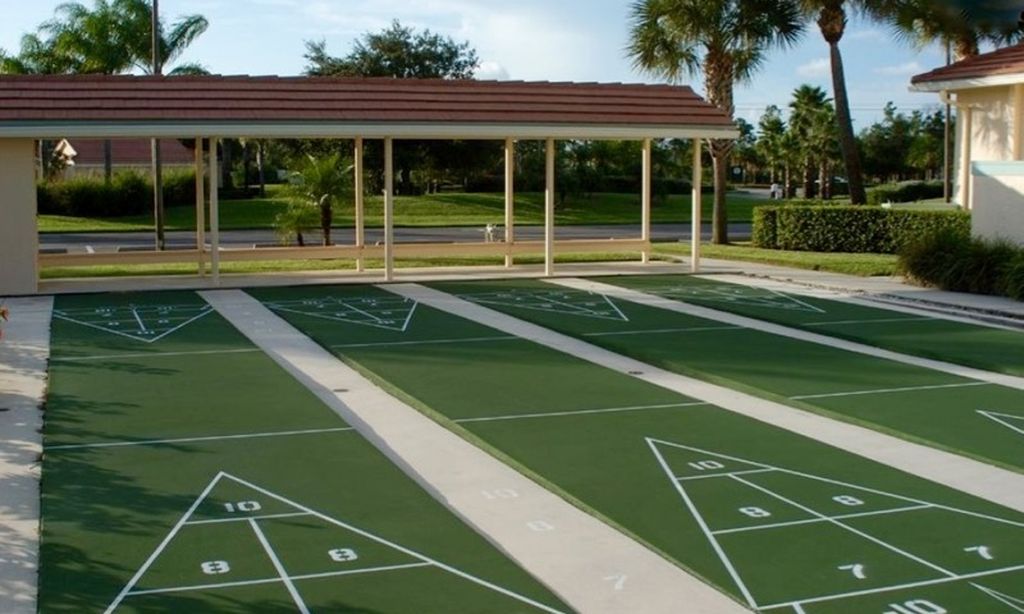 4 Shuffleboard Courts