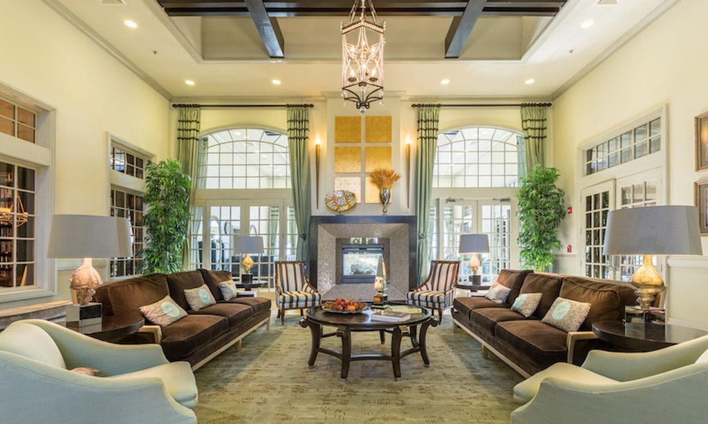 Elegant Fireplace Lounge