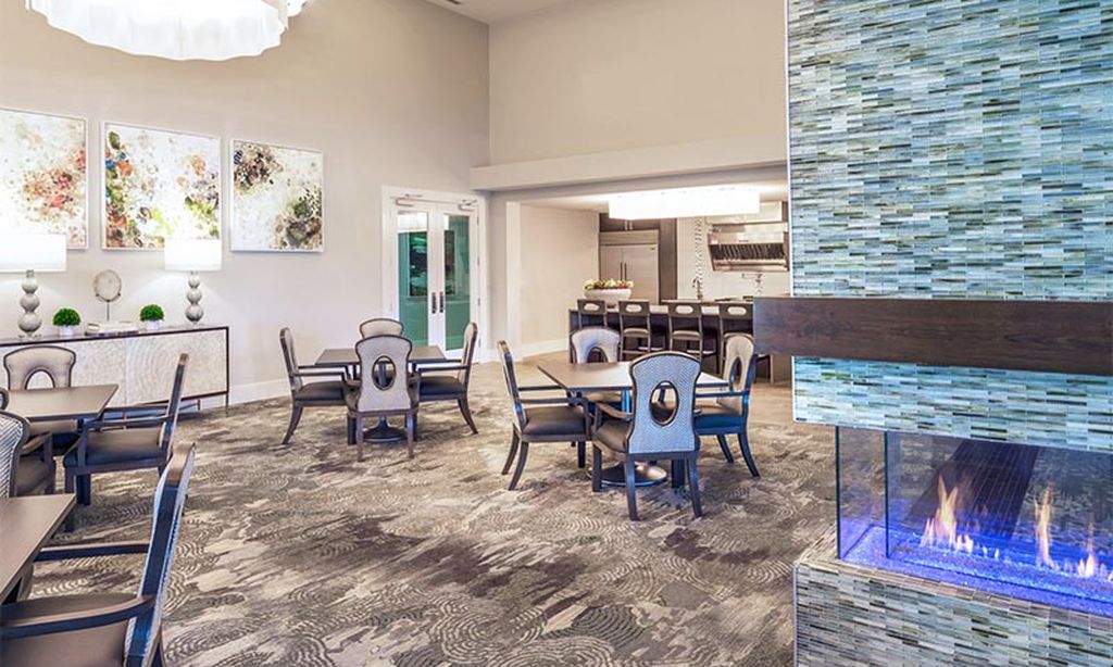 Clubhouse Lounge with Fireplace