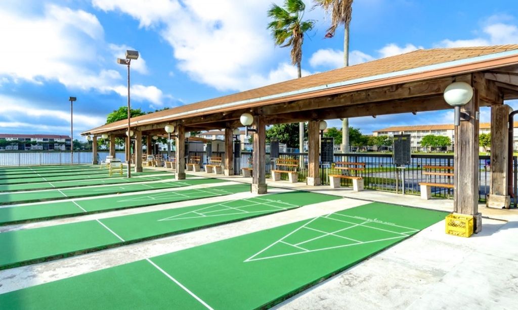 12 Shuffleboard Courts