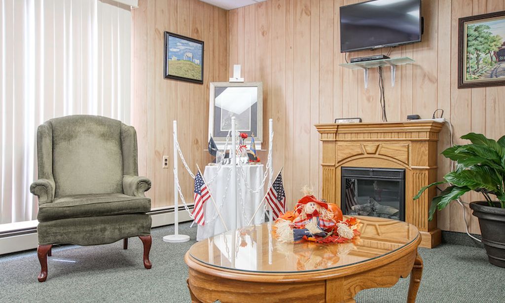 Meeting Room with Fireplace